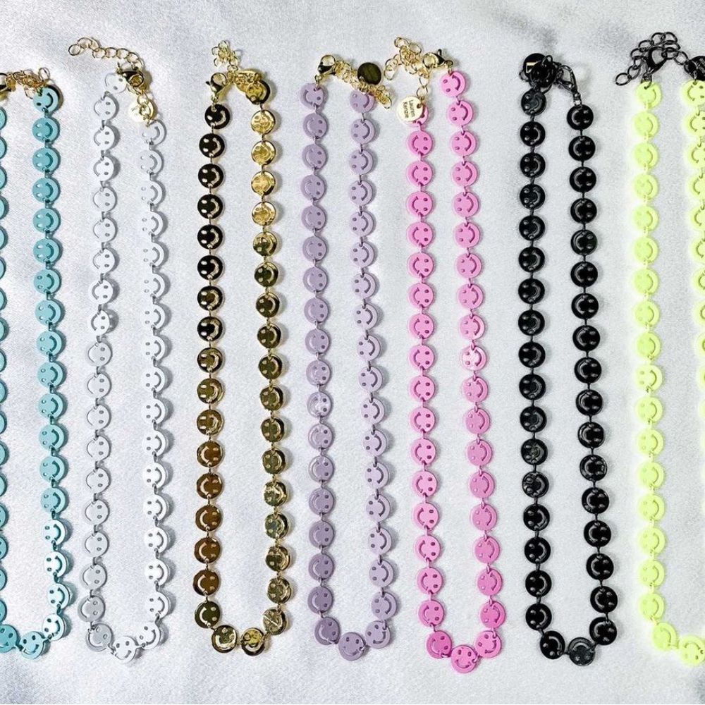 Smiley face Chocker Necklaces